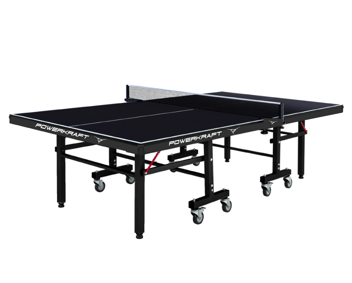 Powerkraft table tennis table set up for play