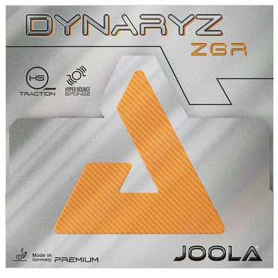 Front of Joola Dynaryz ZGR table tennis rubber packaging