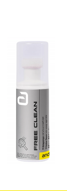 Andro rubber cleaner, 100 ml spray bottle with sponge applicator
