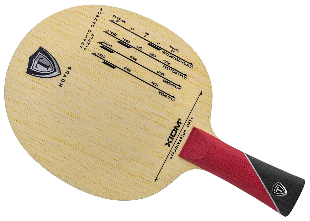 Xiom Stradivarius FL 5+2 aramid carbon table tennis blade, OFF+